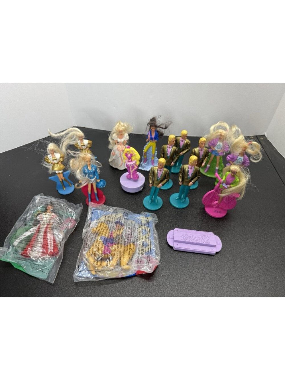 Lot Of 17 Vintage McDonald's Mattel Barbie Ken Happy Meal Doll Toys 1990s